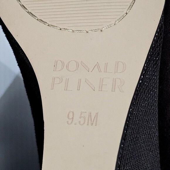 Donald Pliner Tanah Bootie Womens 9.5 Brown Stretch Suede Shootie Fall Wedge - Picture 13 of 14